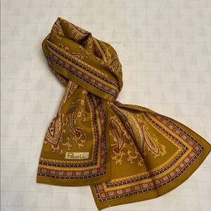PAOLI VINTAGE PAISLEY SCARF 10x48”